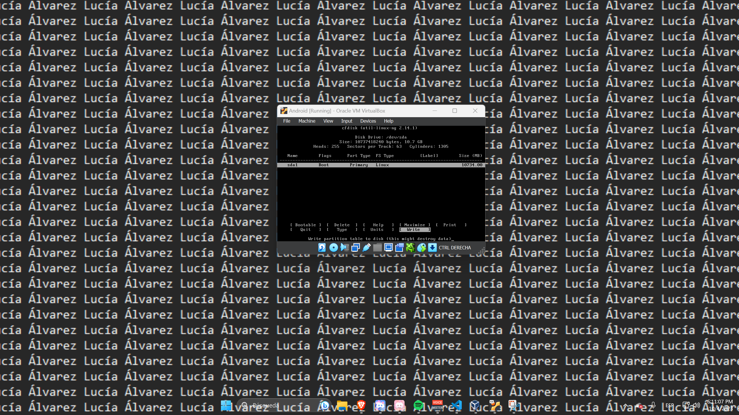 Selecció de Partició