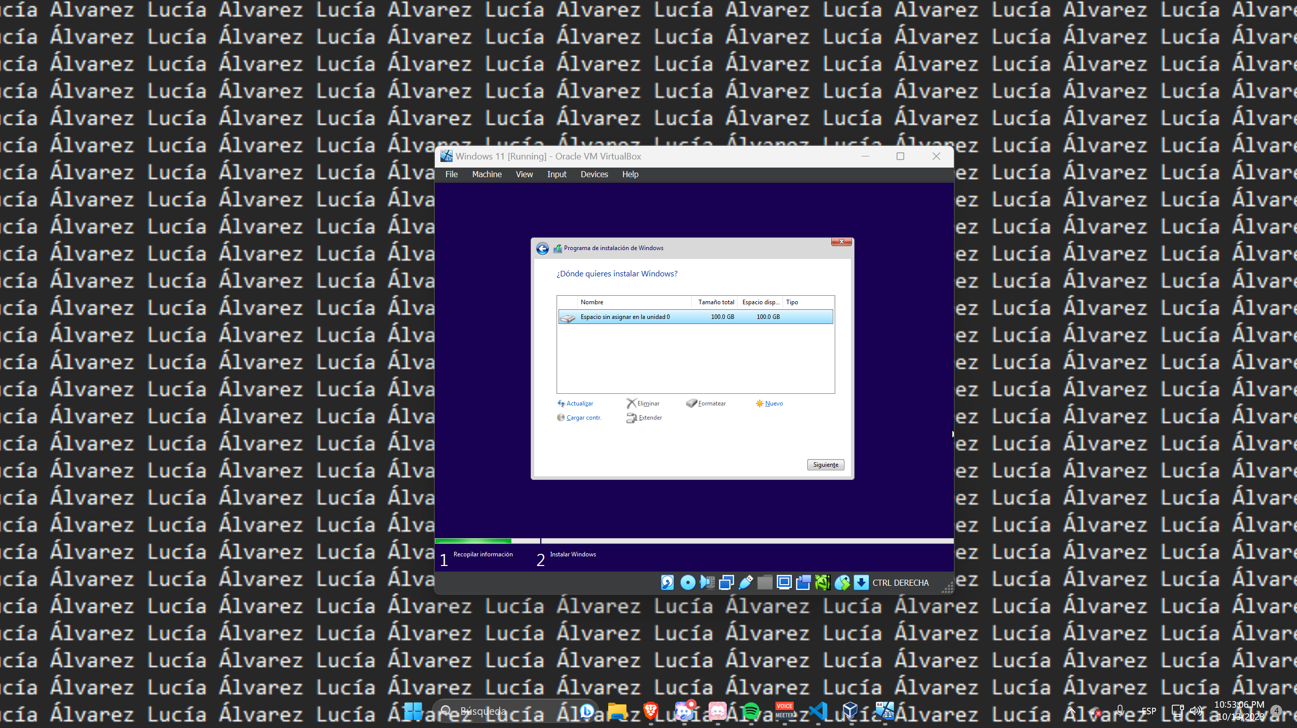 Selecció de Partició