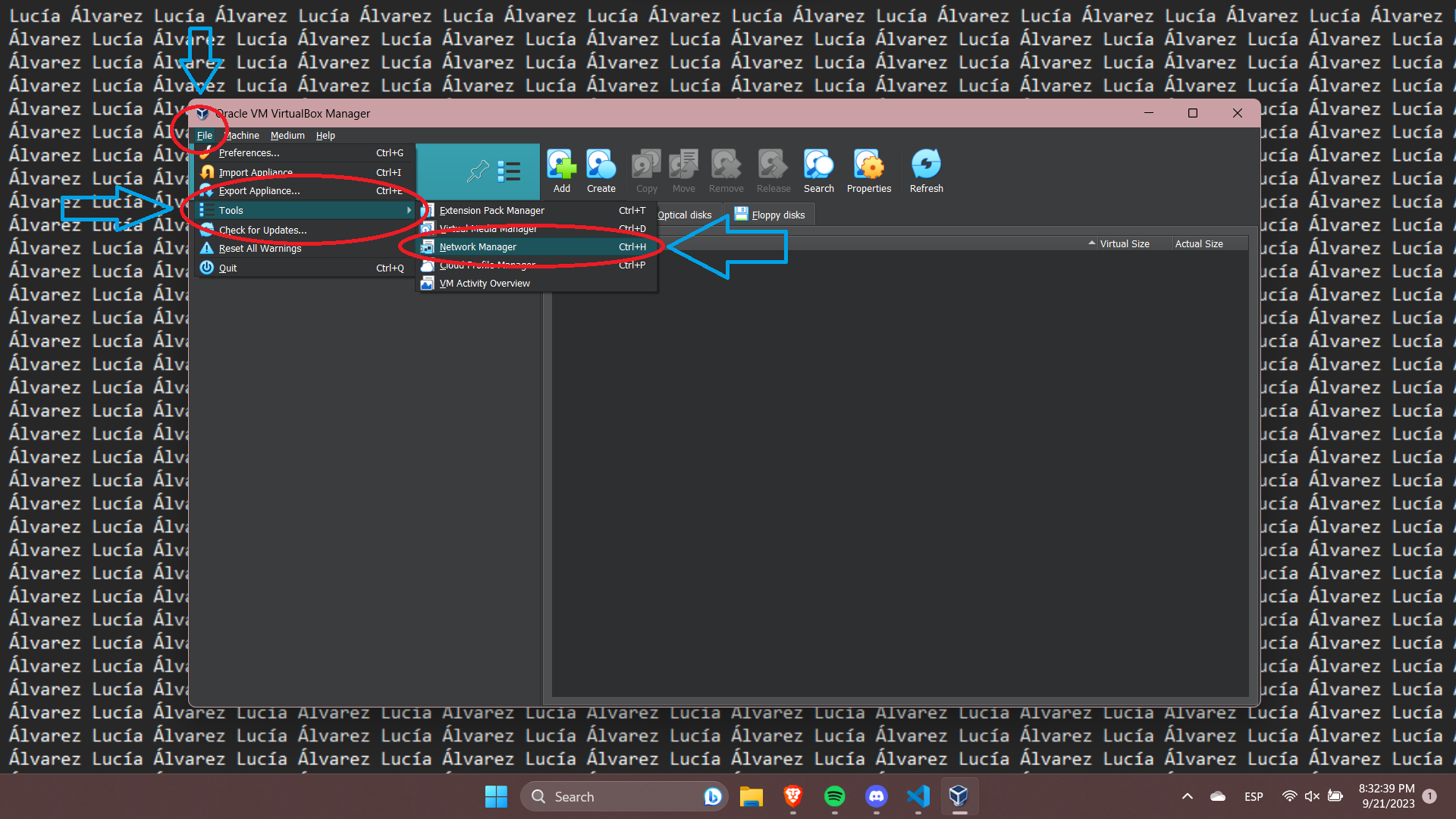 Configuració de l'administració de la xarxa