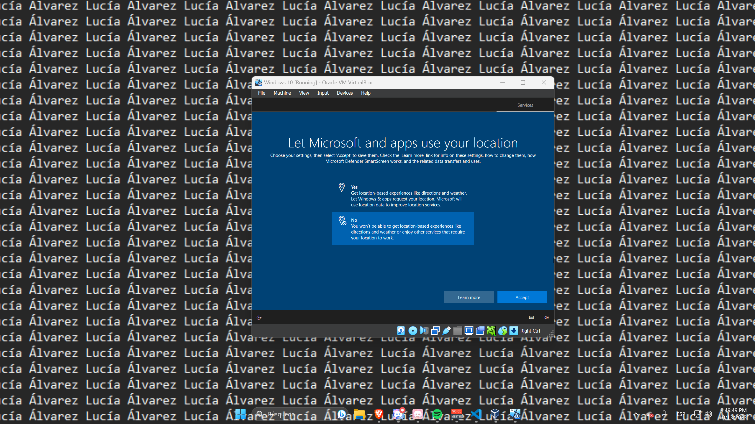 Configuració de Privadesa
