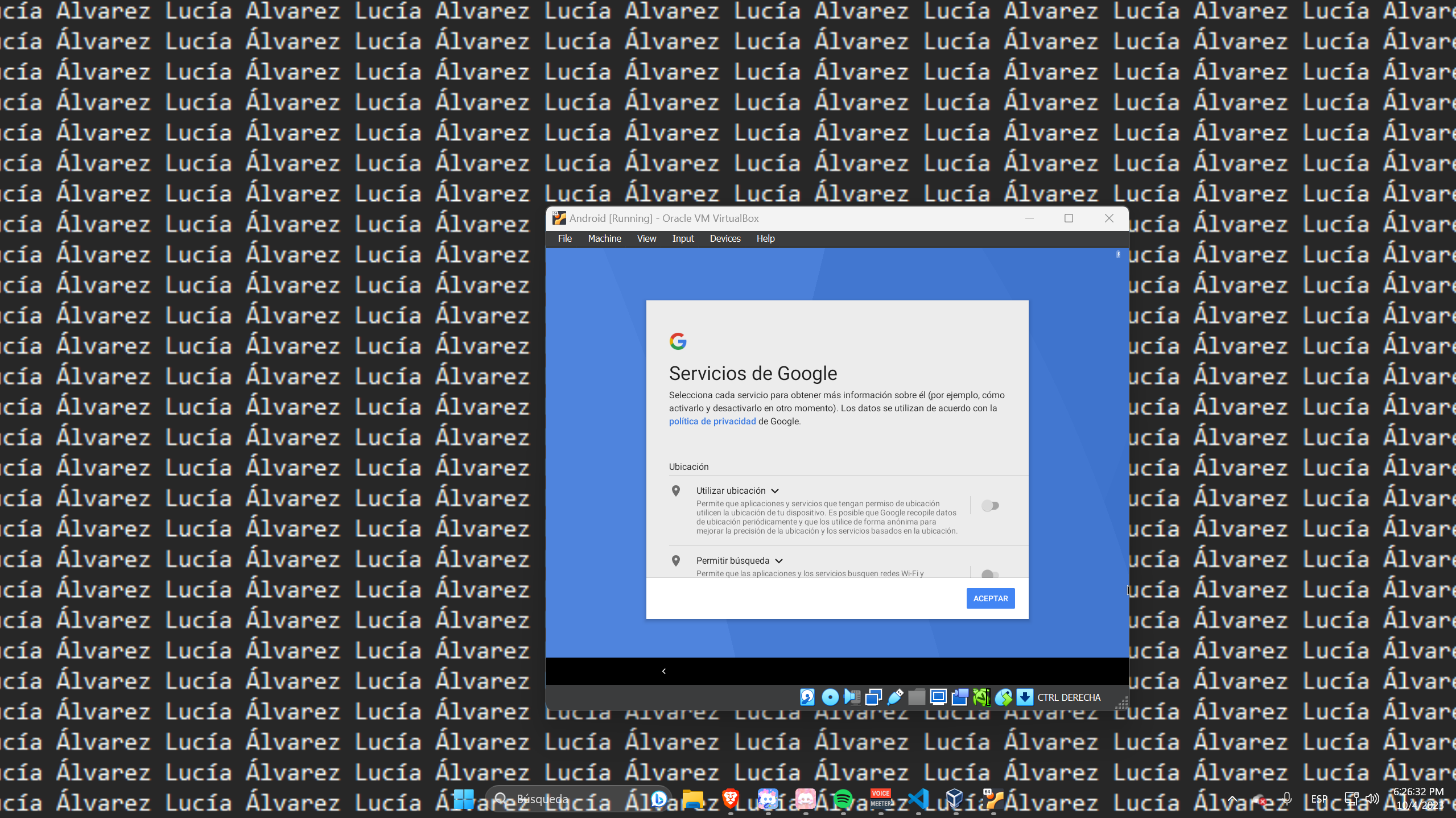 Configuració de Privadesa