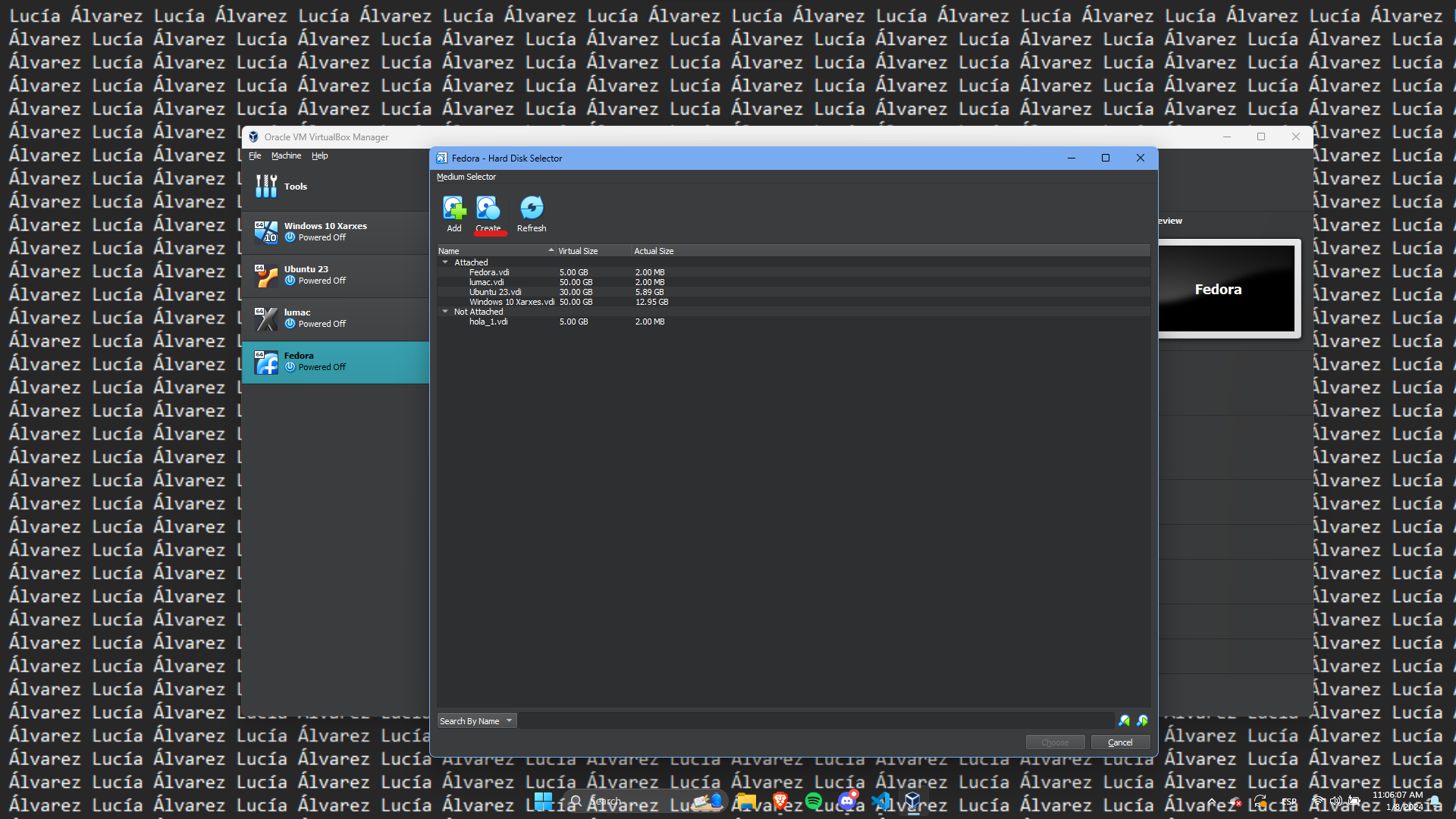 Configuració de la màquina virtual